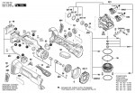 Bosch 3 601 GB0 700 GWX 18V-10 PC Cordless Angle Grinder Spare Parts